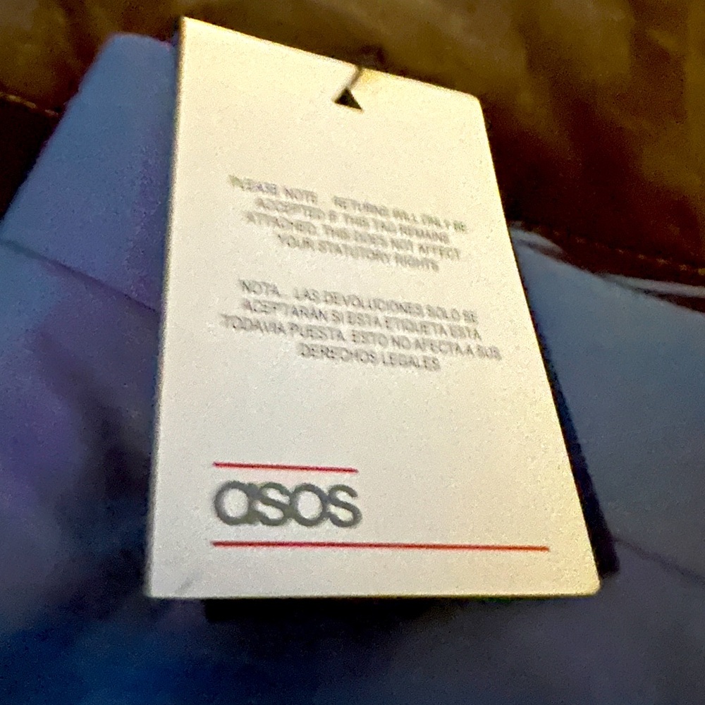 ASOS light blue work slacks. Size 36/34